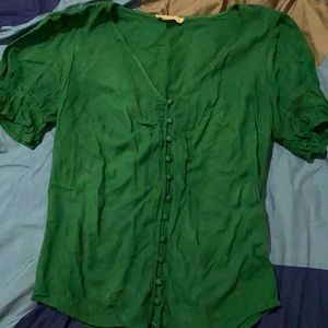 Green blouse